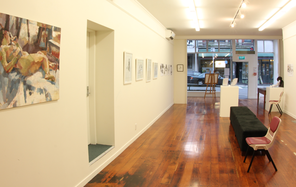 Image of the downstairs Gallery space 