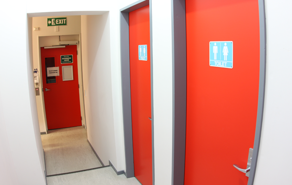 Toilets and Lift