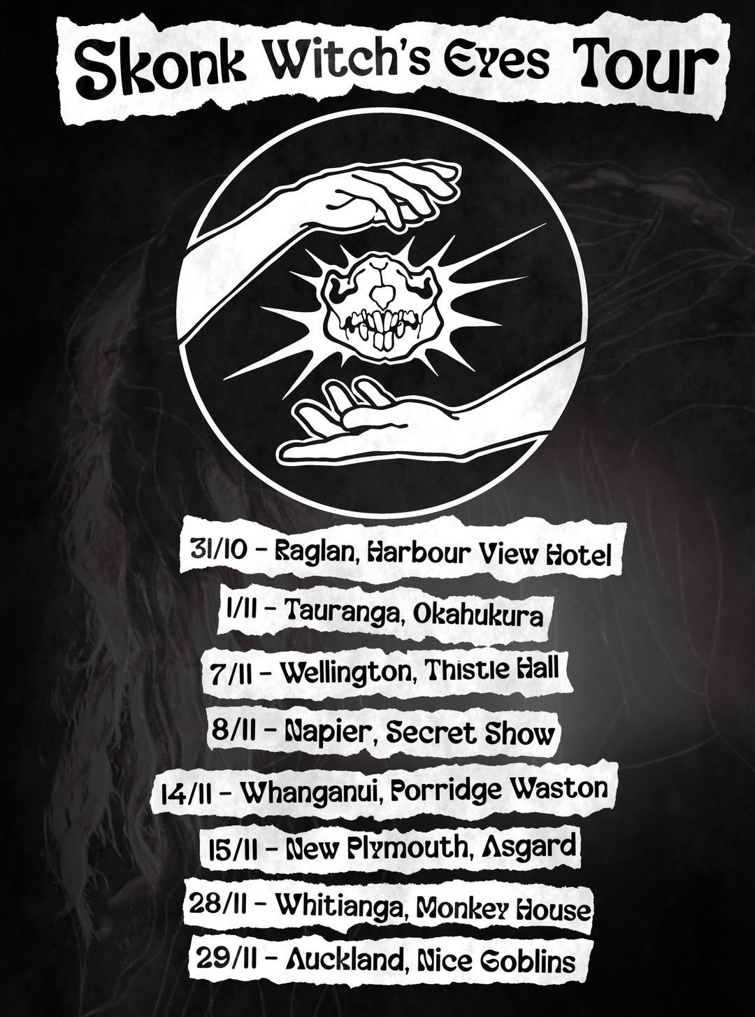 Skonk Witch's Eyes Tour poster