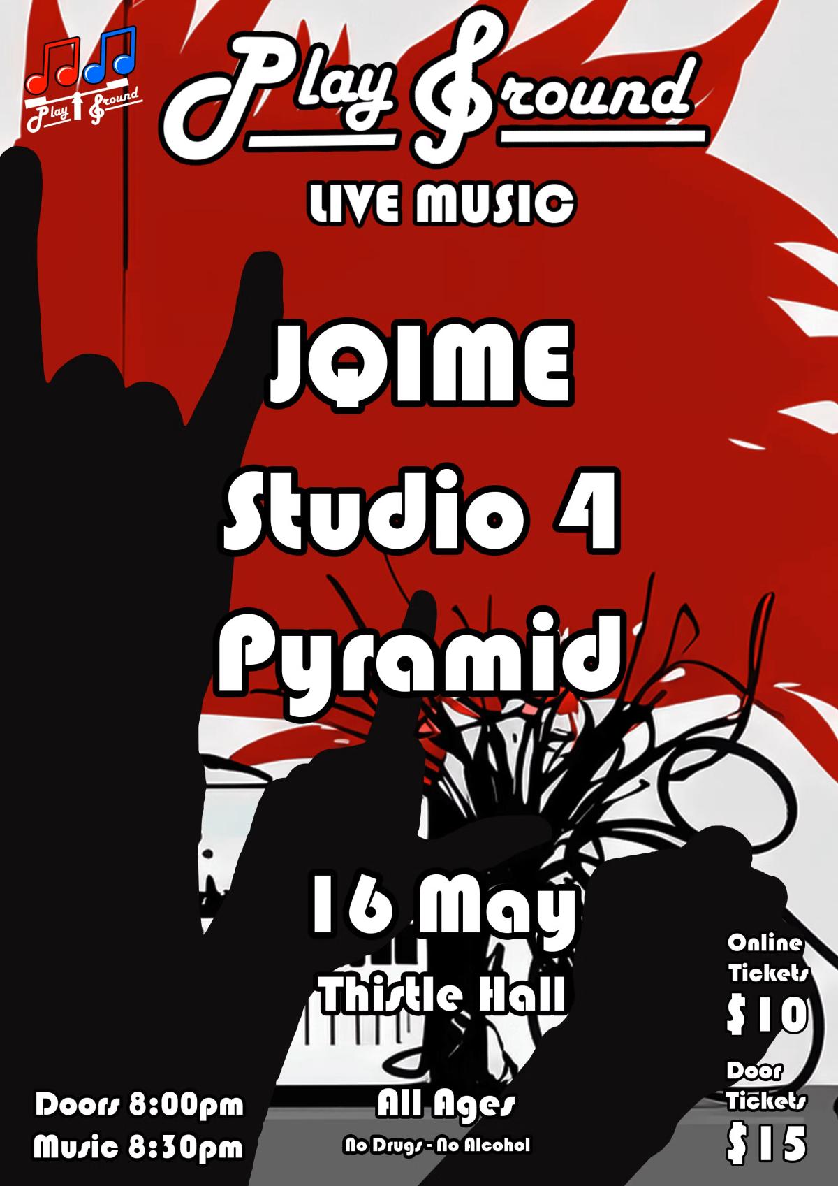 Playground Live Music Poster