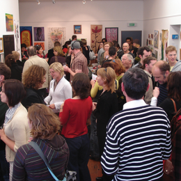 Opening night of the 2007 Art Sale.