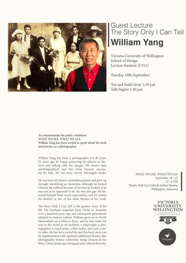 william yang lecture