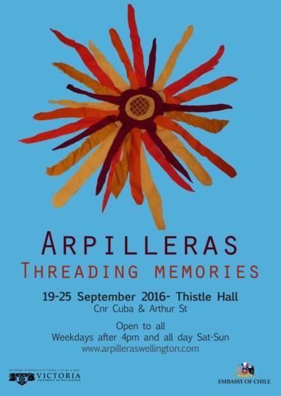 Poster for Arpilleras exhibition