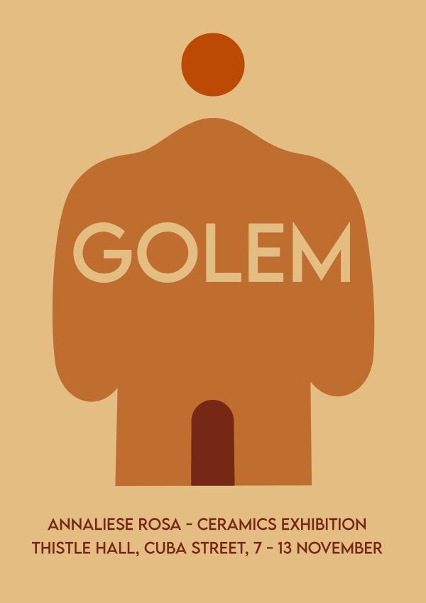 Golem Exhibition poster