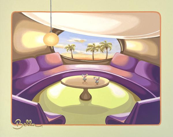 'Conversation Pit' a painting by Bella Foster