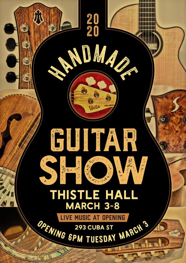 Guitar Show exhibition poster