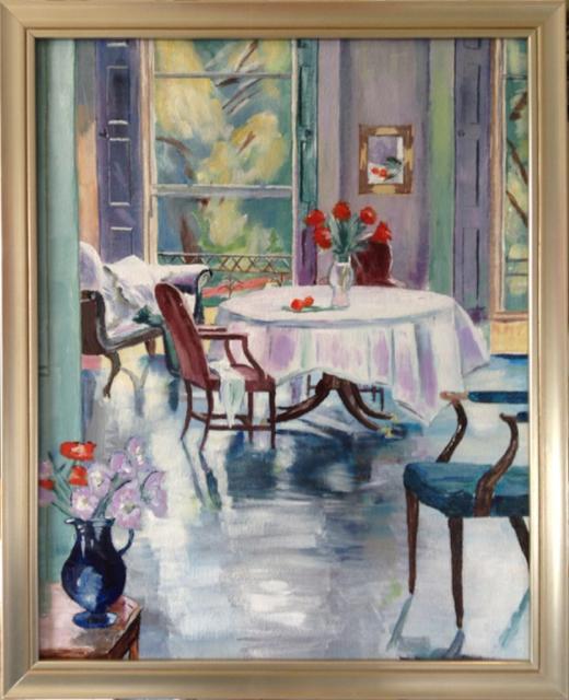 Painting by Jane Duncan - Domestic Scene