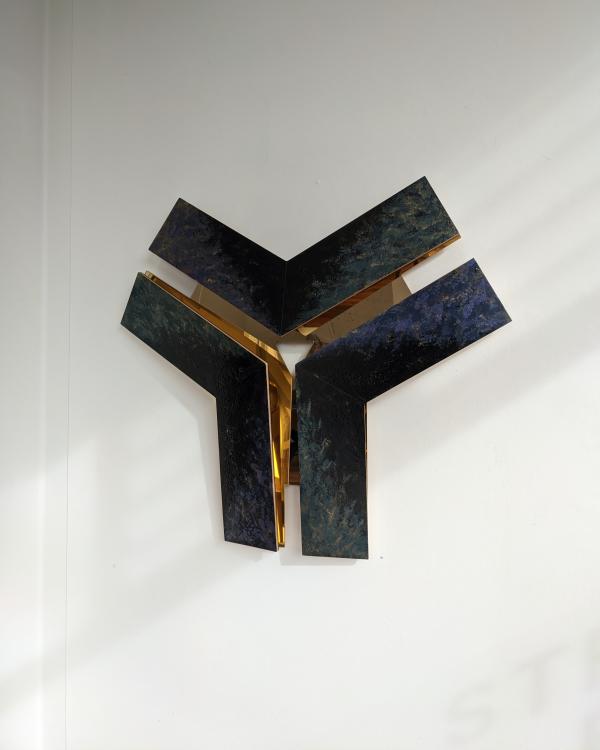 Geometric sculpture by Stephen Burke 