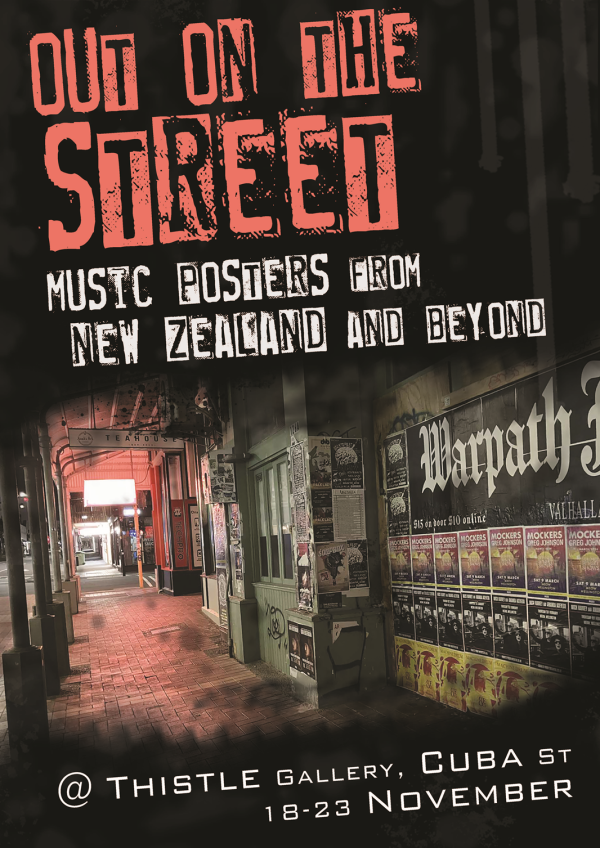 Exhibtion poster for OUT ON THE STREET!