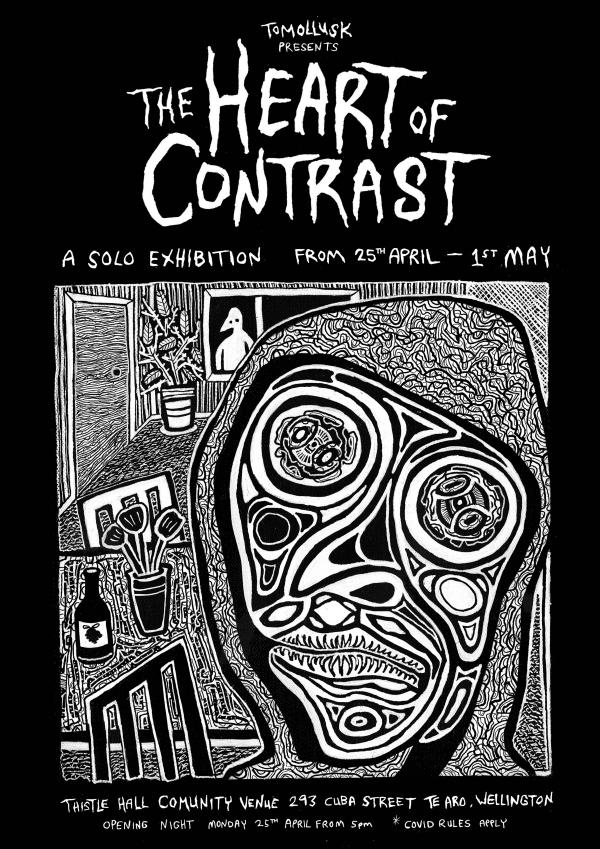The Heart of Contrast Poster