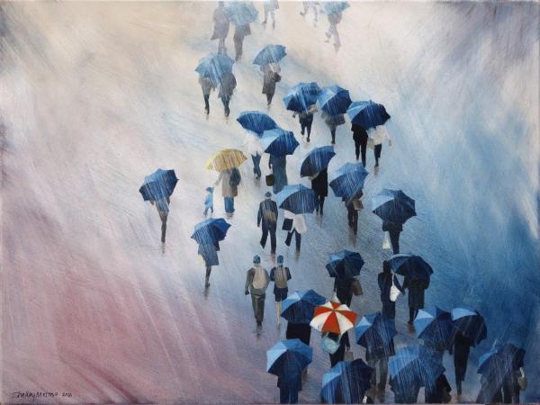 Painting - Shelley Masters (Rain)